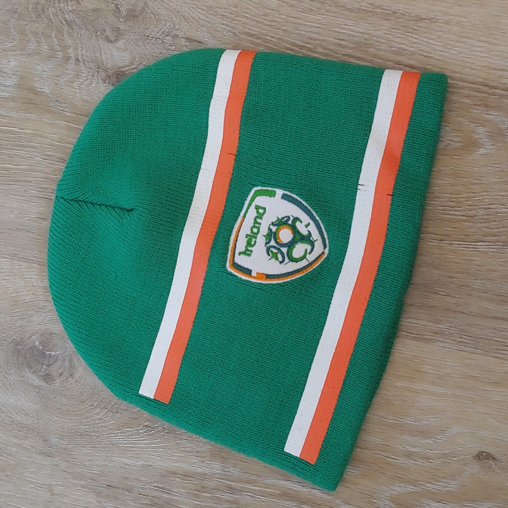 Fanzone Ireland Soccer Green Beanie Cap Hat